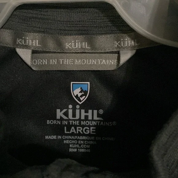 KUHL Men's Quarter-Zip Pullover Sweater Size L - Picture 2 of 5